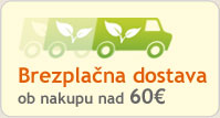 Brezplačna dostava ob nakupu nad 60 €